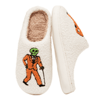 BERANMEY Halloween Slippers for Women Perfect Soft Plush Comfy Warm Slip-On Cute Womens Slippers Indoor Fluffy House Slippers for Women and Men Non-slip Fuzzy Flat Slides