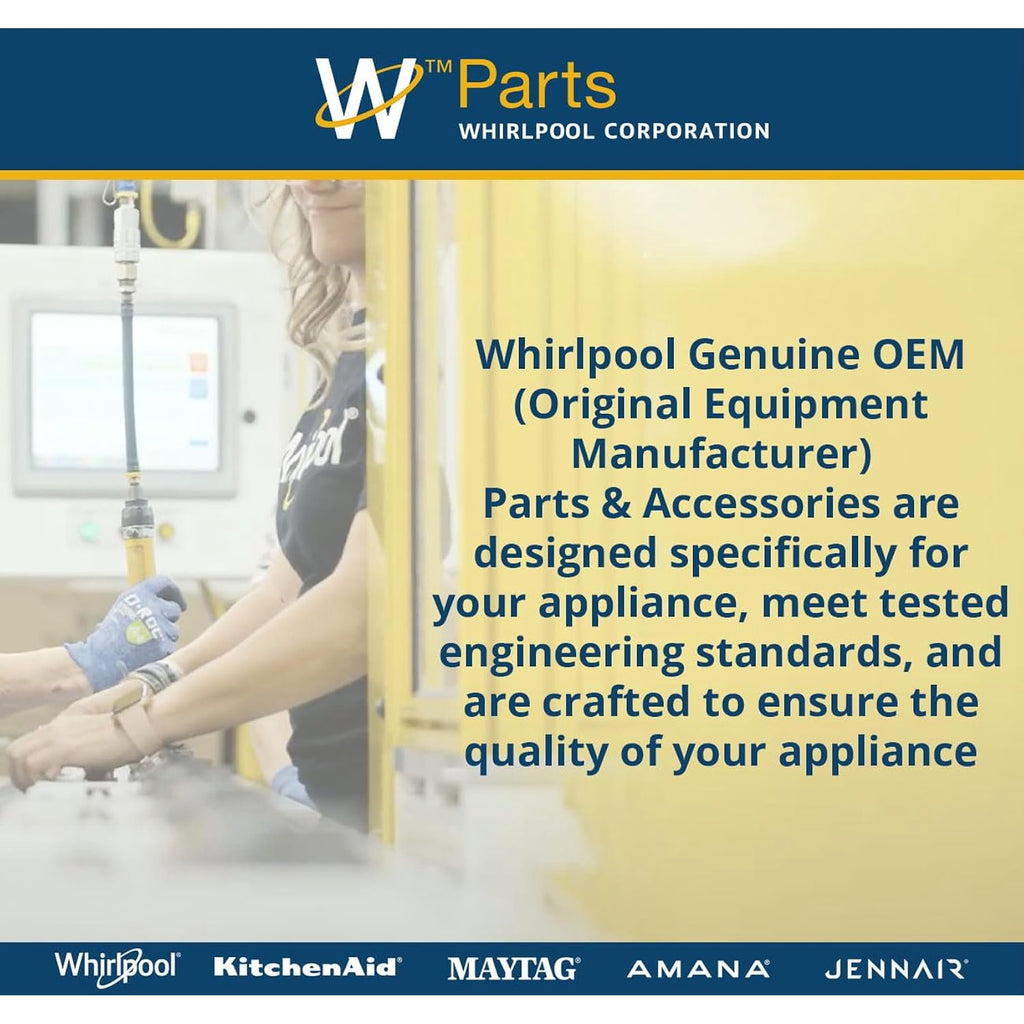 Whirlpool W10873791 Genuine OEM SxS Refrigerator Ice Maker Assembly Replacement Part - Replaces W10760070, W10798411, W10847507, W11130444, and more