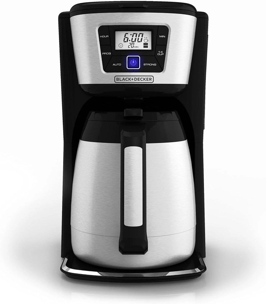 BLACK+DECKER 12-Cup Thermal Coffee Maker With Insulated Stainless Steel Carafe - CM2035B