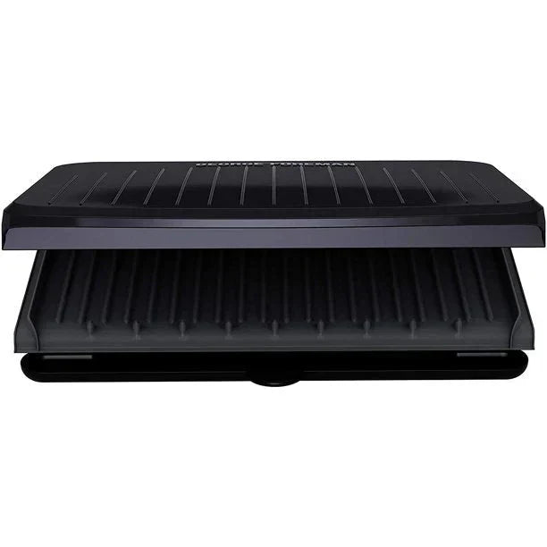 George Foreman 9 Serving Classic Plate Electric Indoor Grill And Panini Press - Gunmetal Grey