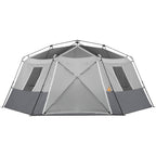 Ozark Trail WMT-171582 17 ft x 15 ft 11-Person Instant Hexagon Cabin Tent