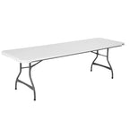 Lifetime Commercial Nesting Folding Tables, 4-Pack, 8 ft White - 80344