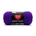 Red Heart Super Saver 4 Medium Acrylic Yarn Black 7oz 198g 364 Yards