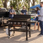 Blackstone Original Outdoor Griddle 4-Burner 36 inch Flat Top Grill With Hard Cover - Black