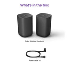 Roku Wireless Speakers 6.1-in 80-Watt Set Of 2