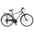 Schwinn Network 6c Hybrid Bike, 21 Speeds, Large 19.5 in Men's Style Frame, 700c Wheels, Grey