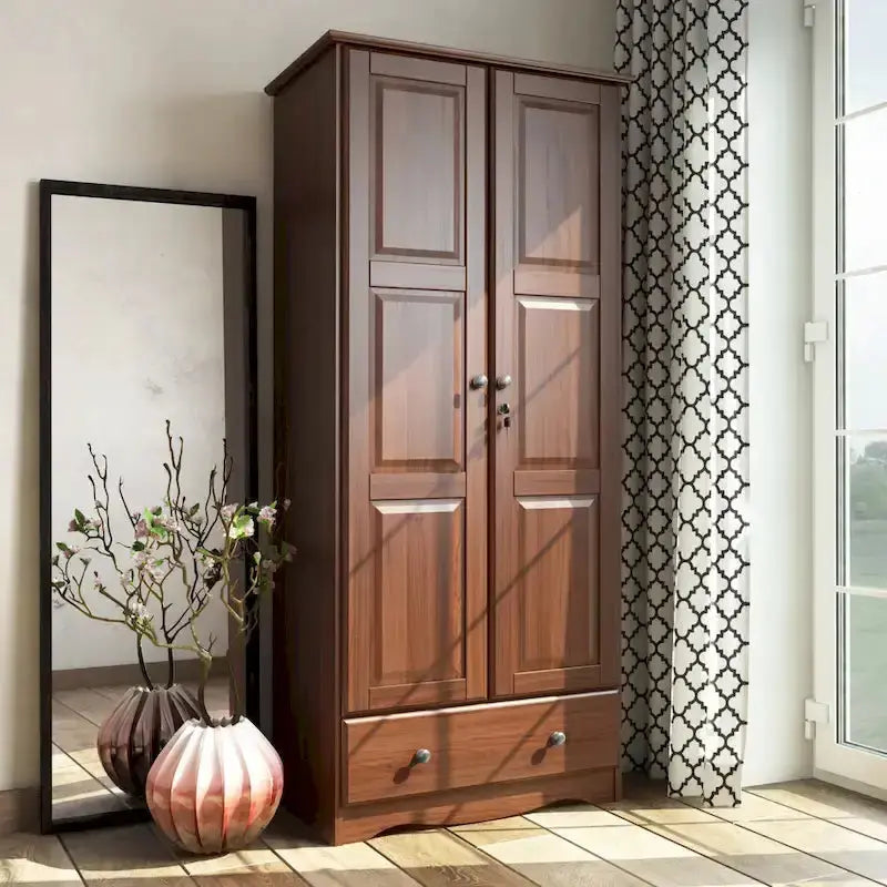 Palace Imports Solid Wood Flexible Wardrobe Armoire 31.5w x 72h x 20.9d