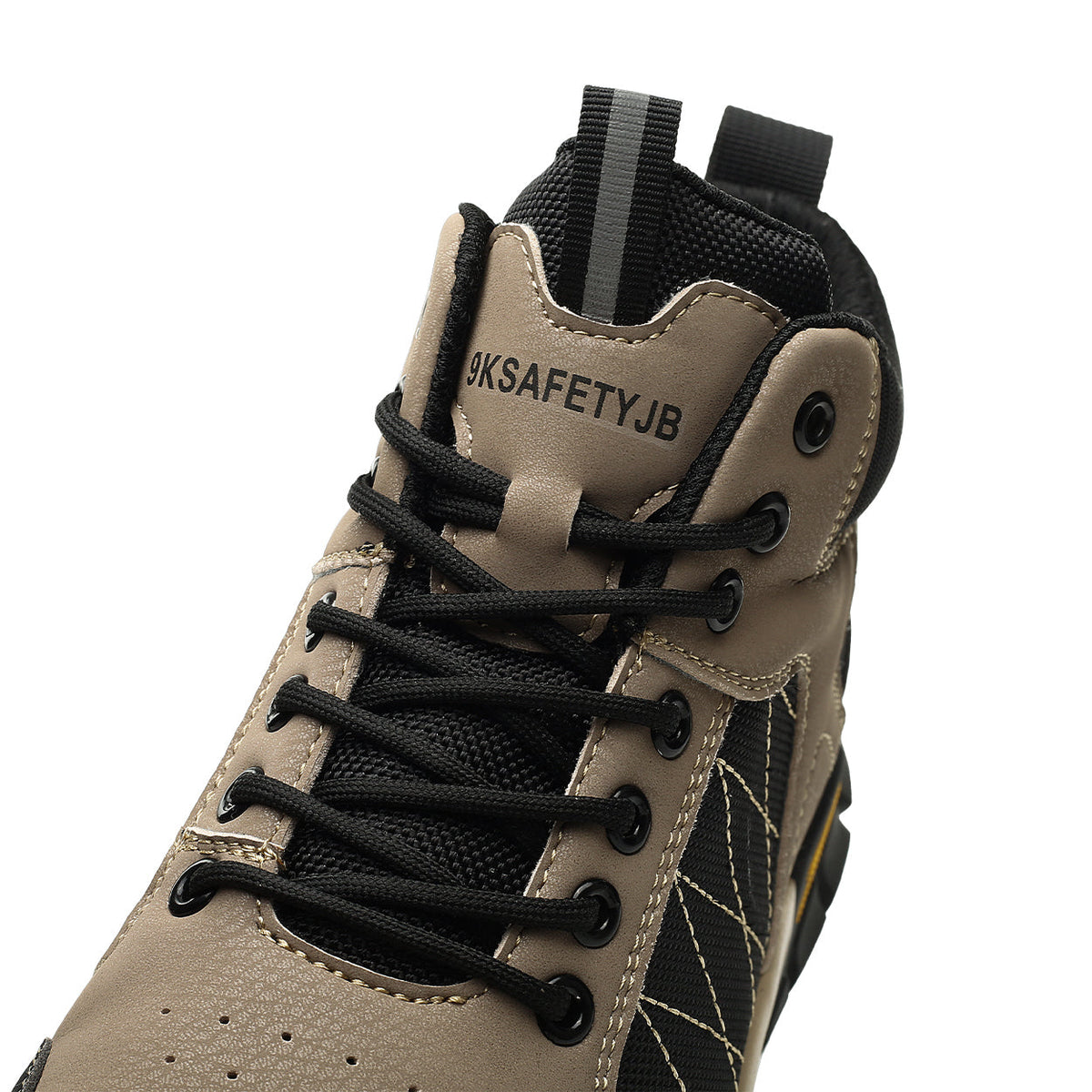 Contrast Color Mid Rise Steel Toe Safety Shoes