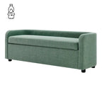 Wendy Upholstered Storage Bench With Hidden Compartment - 60.5w x 22.5d x 21h