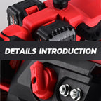 16 Inch 42V Brushless Cordless Chainsaw Kit, 1200W With 2x2000mAh Batteries And 2 Chains
