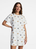 Halloween Women's Sleepshirt Top and Socks Set from Way to Celebrate, 2-Piece