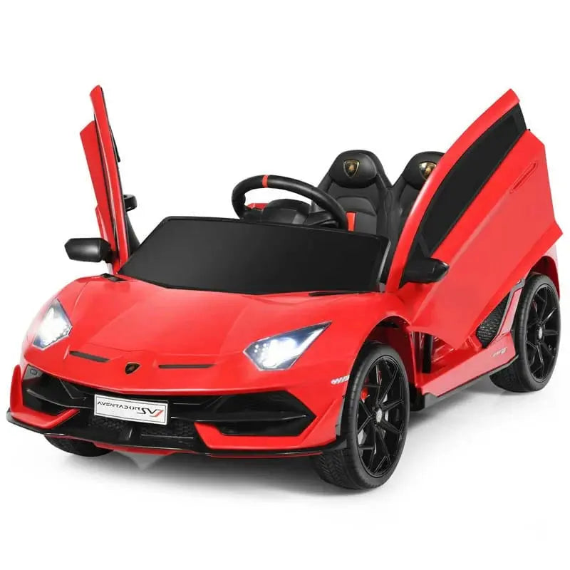 Lamborghini SVJ Kids Ride-On Electric Sports Car, 12V - SVJ