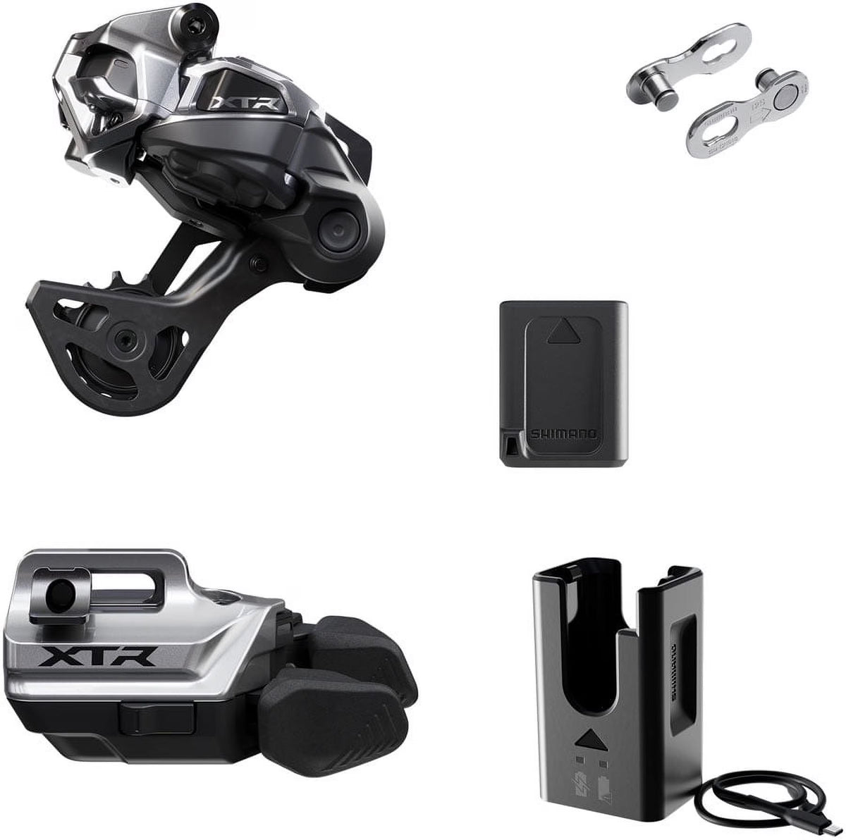 Shimano XTR Di2 Wireless 12-Speed Upgrade Kit With M9250-GS Rear Derailleur And M9250-IR I-SPEC EV Shifter - M9250