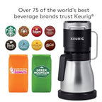 Keurig Single Serve & Carafe Coffee Maker, 60 oz Water Reservoir, 12-Cup Thermal Carafe - K-Duo Plus