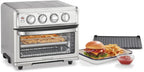 Cuisinart Air Fryer Toaster Oven With Grill, Stainless Steel, 0.6 Cubic-Foot, 1800 Watts - TOA-70