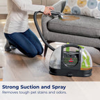 BISSELL Little Green Portable Carpet And Upholstery Cleaner - Strong Suction, 48 oz Tank