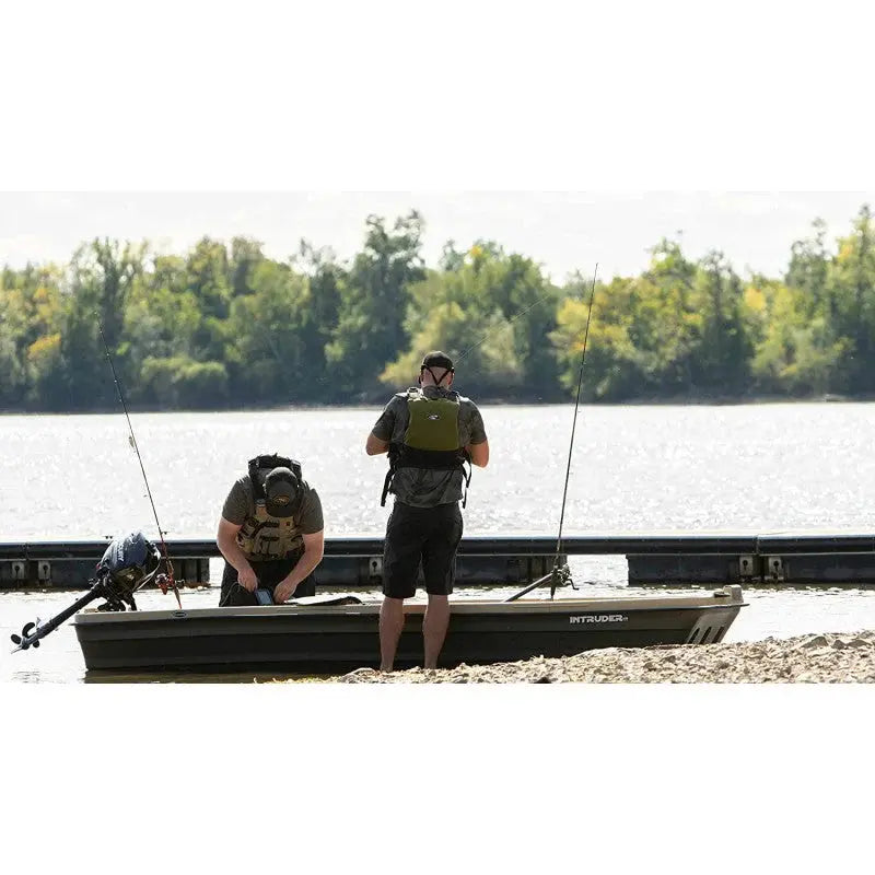 Pelican Intruder 12 Jon Boat - 12-Foot Aluminum Fishing Vessel