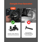 VEVOR Wheel Bearing Press Kit, 23 PCS FWD Bearing Puller Tools, for Front Wheel Drive Bearing Removal and Installation, Wheel Bearing Tool with