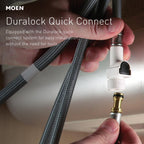 Moen Adler Series 87233BRB Pull-Down Kitchen Faucet, 1.5 gpm, 1-Faucet Handle, 1-Faucet Hole, Metal, Lever Handle
