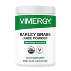 VIMERGY USDA Organic Barley Grass Juice Powder, 62 Servings – Super Greens Powder