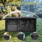 310 Gallon Deck Boxes Outdoor Waterproof Large Outside Storage Box