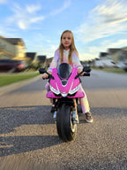 24V Electric Motorcycle for Kids, Ride On Toys for 4-10 Years Old