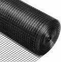 Black Hardware Cloth 1/2 Inch 48" x 100' 19 Gauge, PVC Coating Wire Fence Rolls Vinyl Coated Welded Chicken Wire Mesh for Poultry Netting Cage Fence