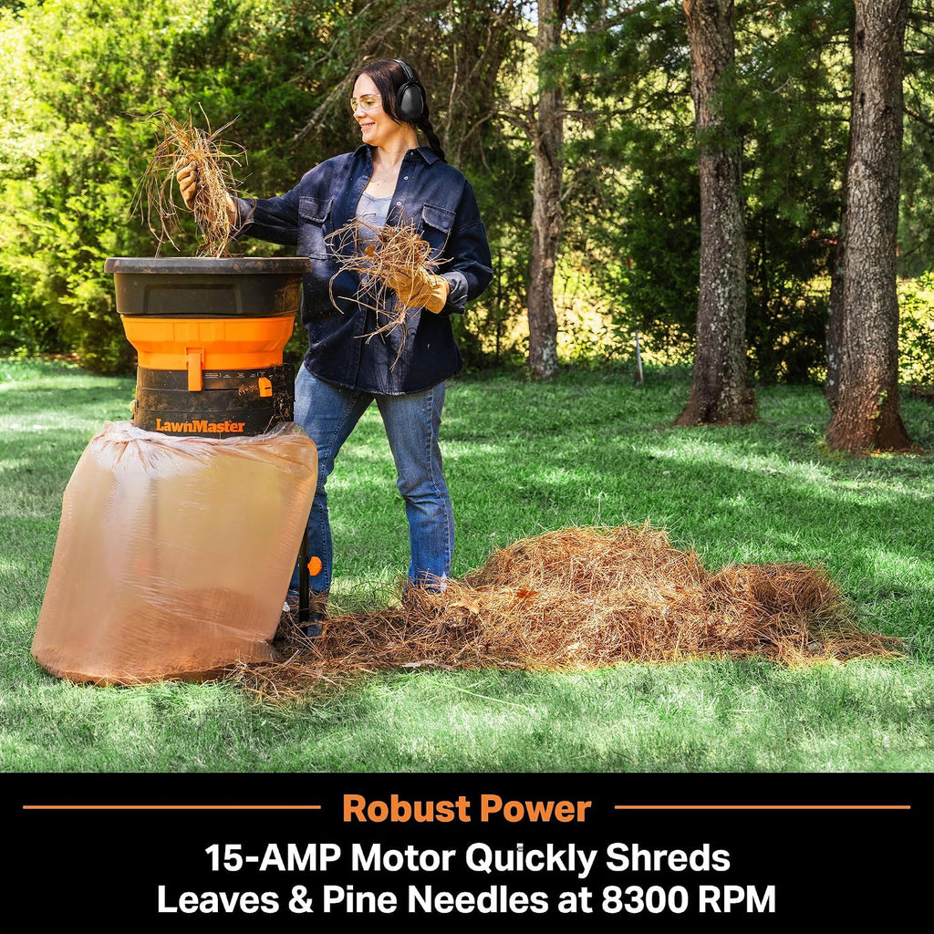 LawnMaster 15-Amp Electric Leaf Shredder, LD1501