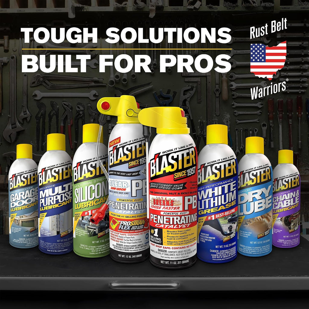 B’laster Parts Washer – Parts Cleaner Solvent – High Flashpoint Formula Cleans Oil, Grease & Grime, No Residue, Works on Metals, Most Plastics &