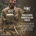 Enclosed Binocular Chest Pack, Multicam, Large