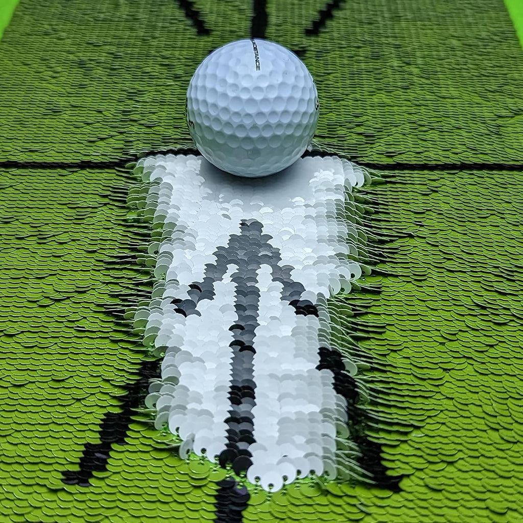 Birdie Golf Swing Training Mat - Sequin Tech, Analyzes Swing Path, Portable