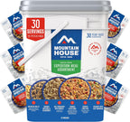 Mountain House Emergency Meal Assortment Kits, Freeze-Dried Survival Food Kit for Disaster Preparedness & Long-Term Storage, 30-Year Shelf Life