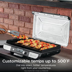 Ninja® Sizzle™ Pro XL 20'' Indoor Griddle & Grill, Silver, GX101