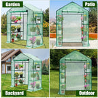 Greengro Greenhouse, 28 x 57 x 76'' Walk in Greenhouses for Outdoors Indoor