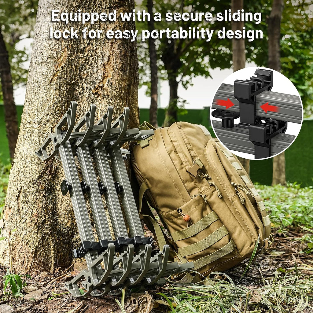 EZshoot Climbing Sticks for Hunting, Aluminum Portable Tree Climbing Steps