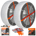AutoSock for Passenger Vehicles HP697, Snow Socks for Tires, Pack of 2