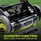 Sun Joe Corded Electric Lawn Dethatcher & Scarifier, 12-Amp, AJ798E