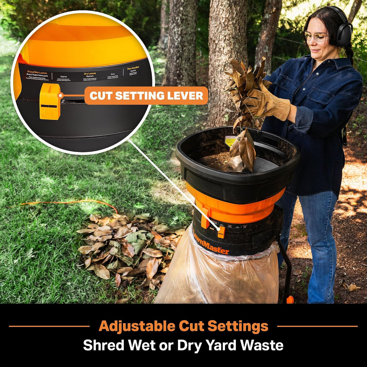 LawnMaster 15-Amp Electric Leaf Shredder, LD1501