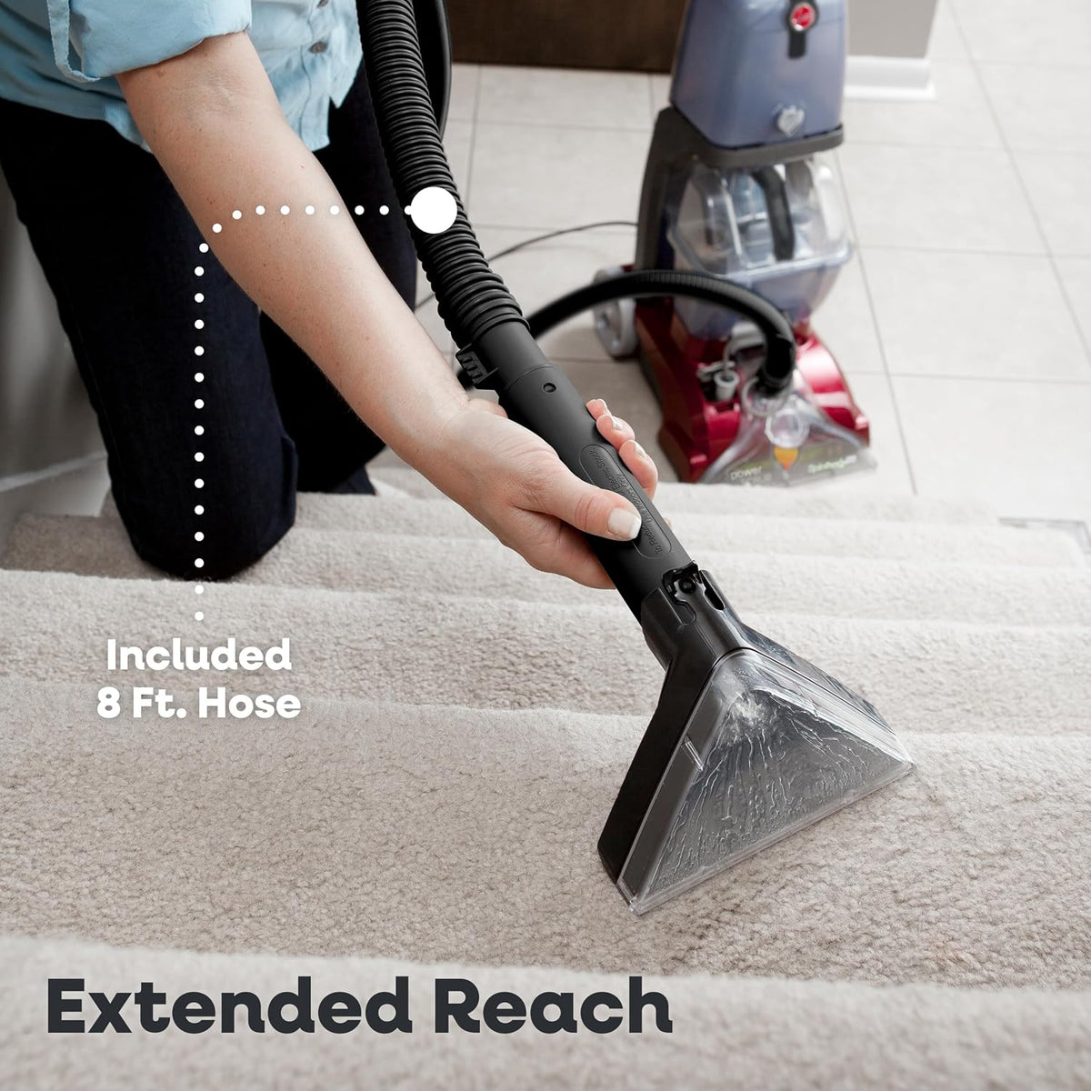 Hoover PowerScrub Deluxe Carpet Cleaner Machine, Pet & Upholstery Tools