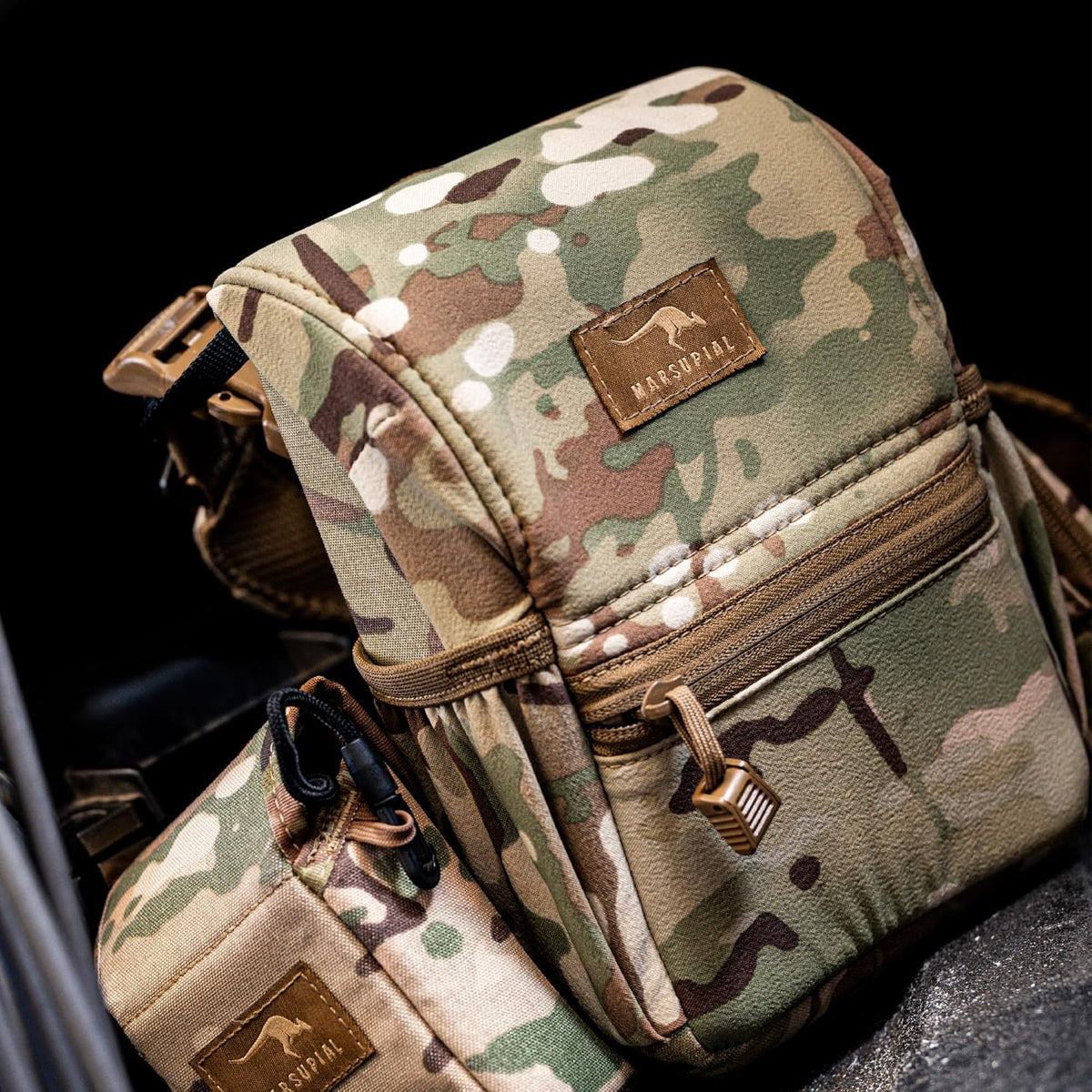 Enclosed Binocular Chest Pack, Multicam, Large