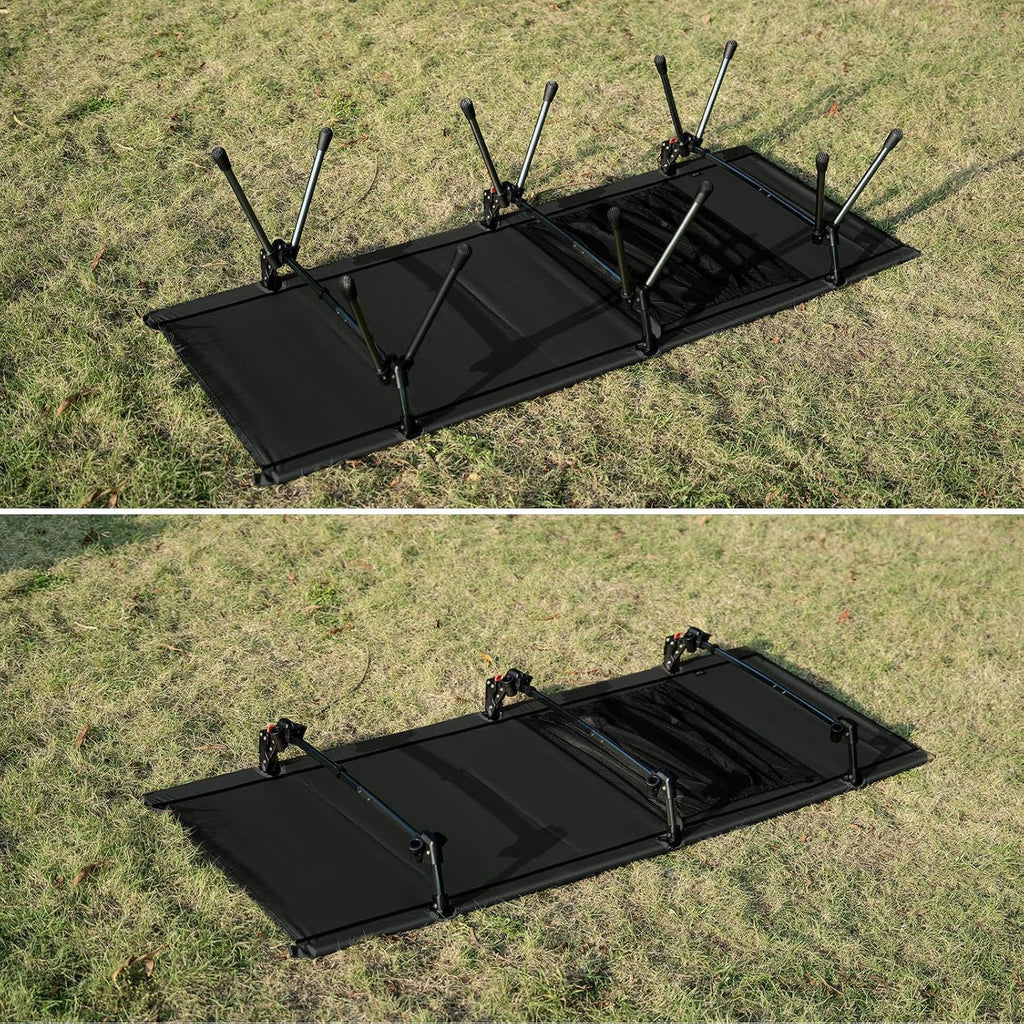 ONETIGRIS SUPRANUBIS Camping Cot, High/Low Options, Sturdy Support 330lbs