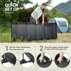 MARCHWAY Ultralight Folding Camping Cot Bed, Portable, Supports 275 lbs