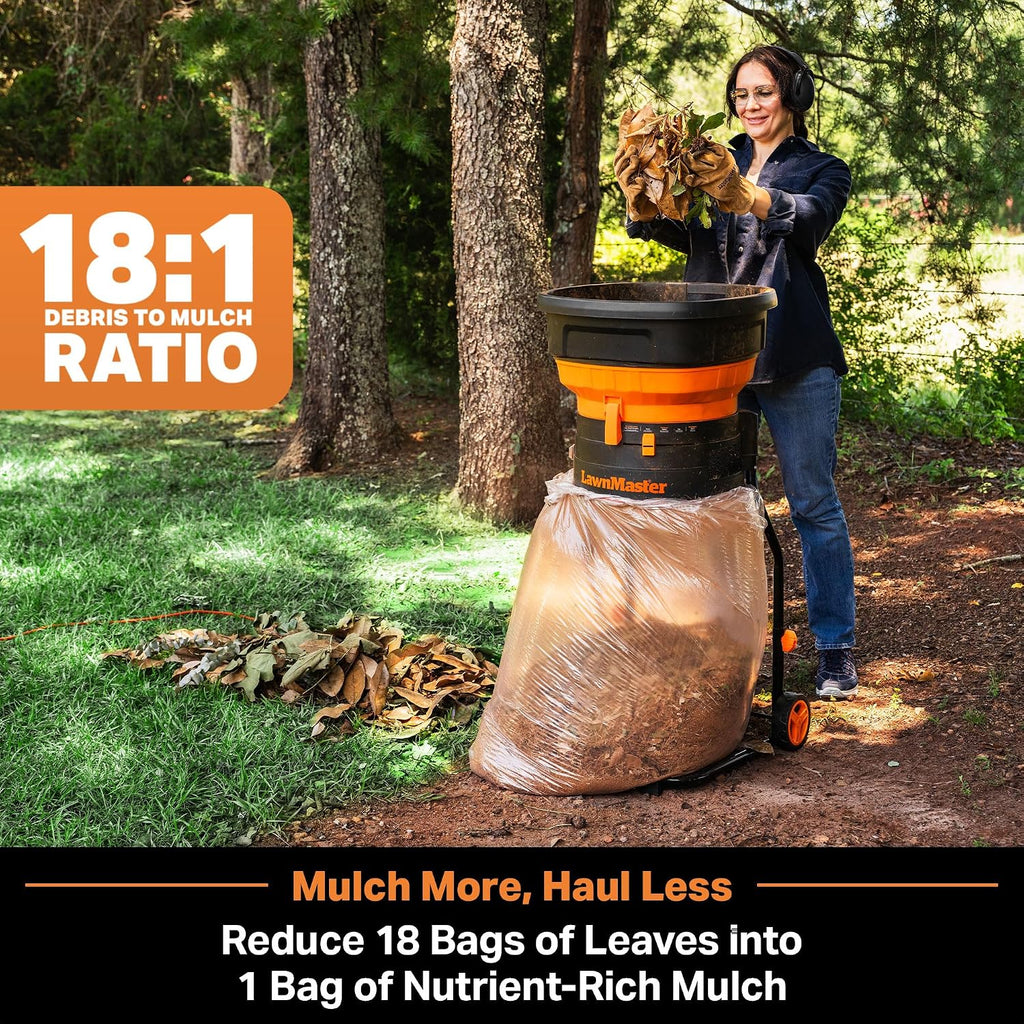 LawnMaster 15-Amp Electric Leaf Shredder, LD1501