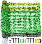 Electric Fence Netting - 47.2" H x 164' L, Portable Movable Livestock Nets Mesh for Lambs, Dogs, Deer, Larger Animals Electric Fencing for Backyards