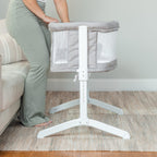 Baby Delight Beside Me Serenity Bassinet and Bedside Sleeper, Pebble Grey