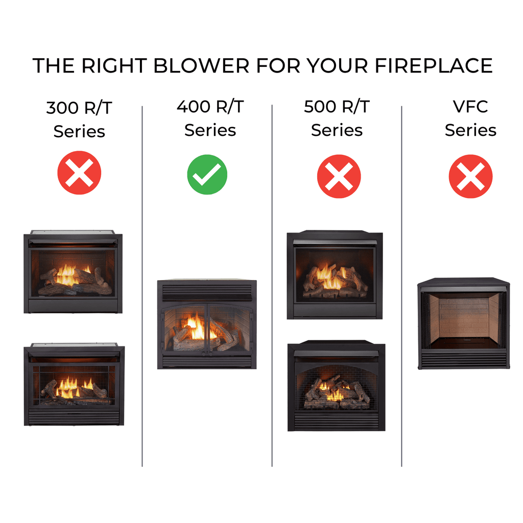 Blower for ProCom and Duluth Forge Gas Fireplaces and Stoves - Model# QEB100