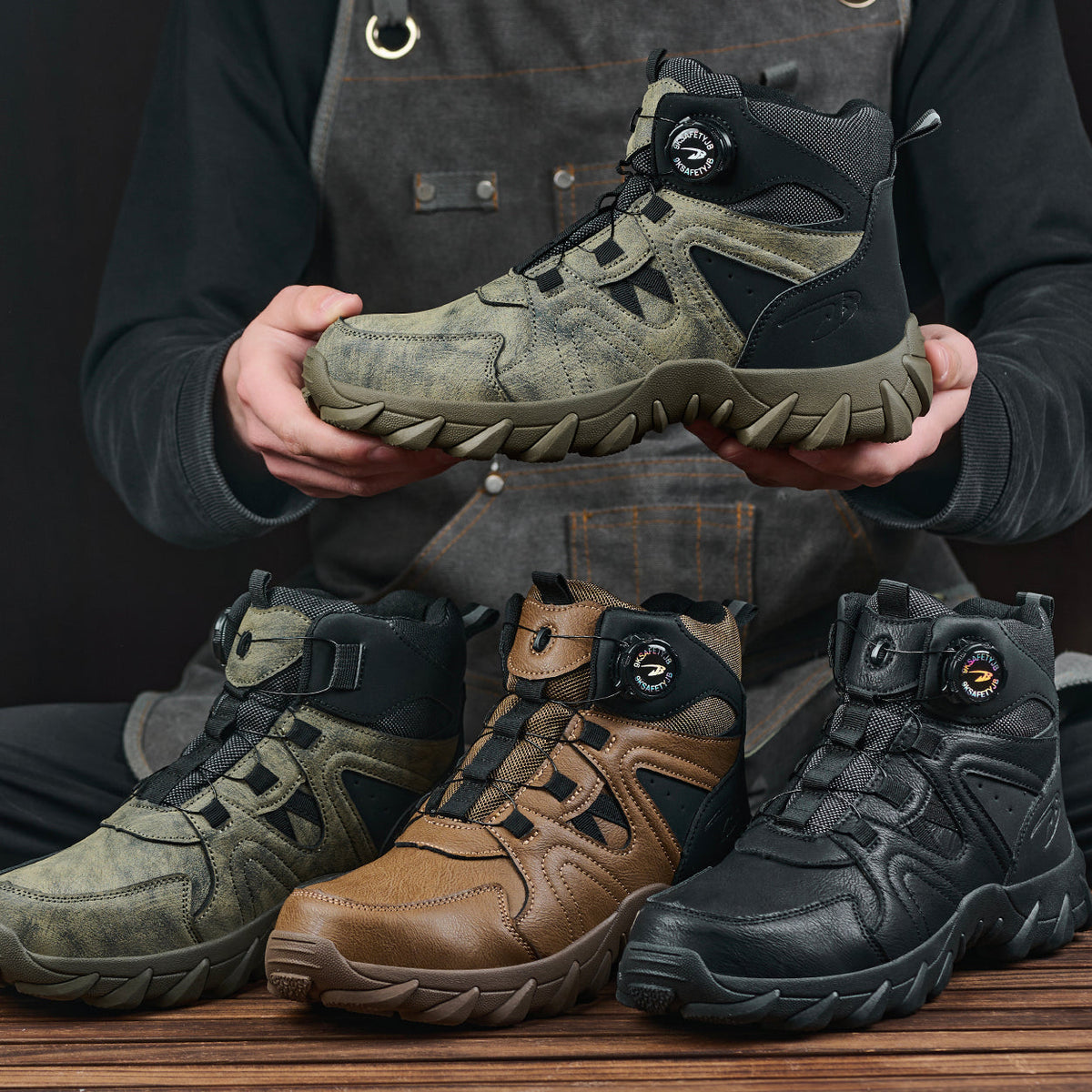 Dials Closure System Steel Toe Boots