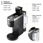 Keurig Single Serve & Carafe Coffee Maker, 60 oz Water Reservoir, 12-Cup Thermal Carafe - K-Duo Plus