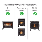 Blower for ProCom and Duluth Forge Gas Fireplaces and Stoves - Model# QEB100