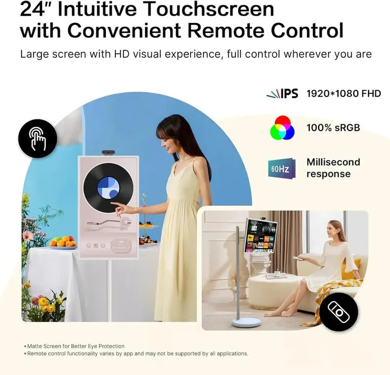 Portable Android 13 Smart TV 32-Inch 1080P Touchscreen - SW3295T